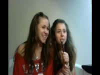 Home alone twins film themselves getting naughty